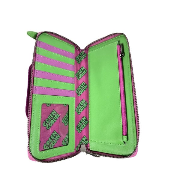 Loungefly Marvel Green Goblin Zip Around Wallet Exclusive - Picture 3 of 16